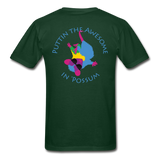 Awesome Possumz Tee Shirt - forest green