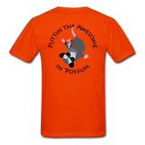 AP Awesome Logo Tee Shirt - orange